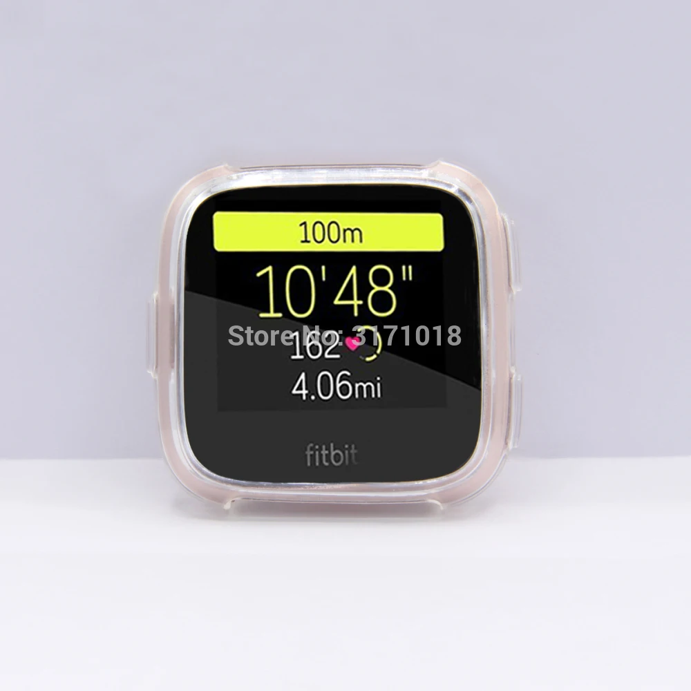 Мягкий силиконовый чехол ТПУ чехол для часов защитная оболочка для Fitbit Versa аксессуары для умных часов рамка Полная защита