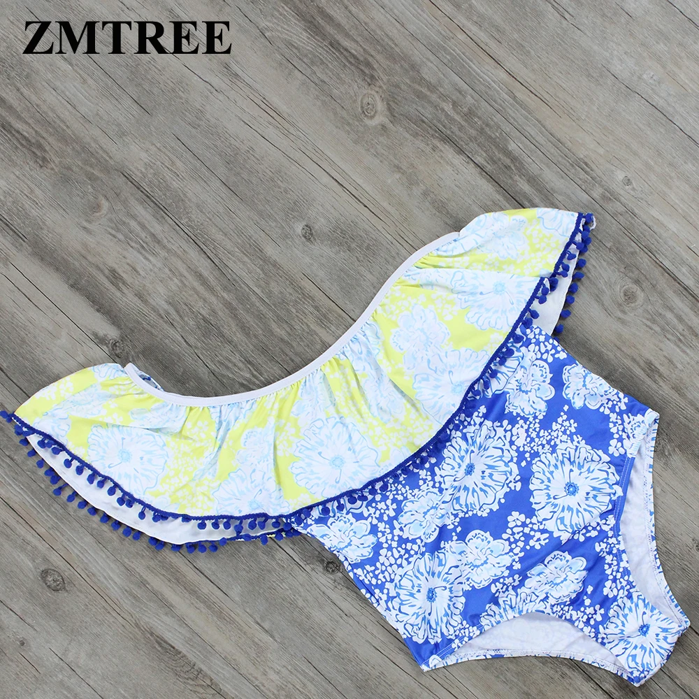 Женский купальник ZMTREE винтажный с пуш апом в стиле ретро|xl women|xl sizexl monokini |