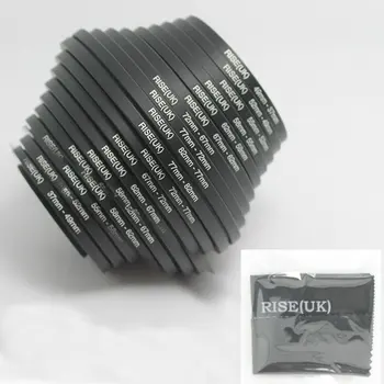 

18pcs Step Up Down Lens Filter Ring Adapter Set 37 - 82mm For Canon Nikon Metal+GIFT