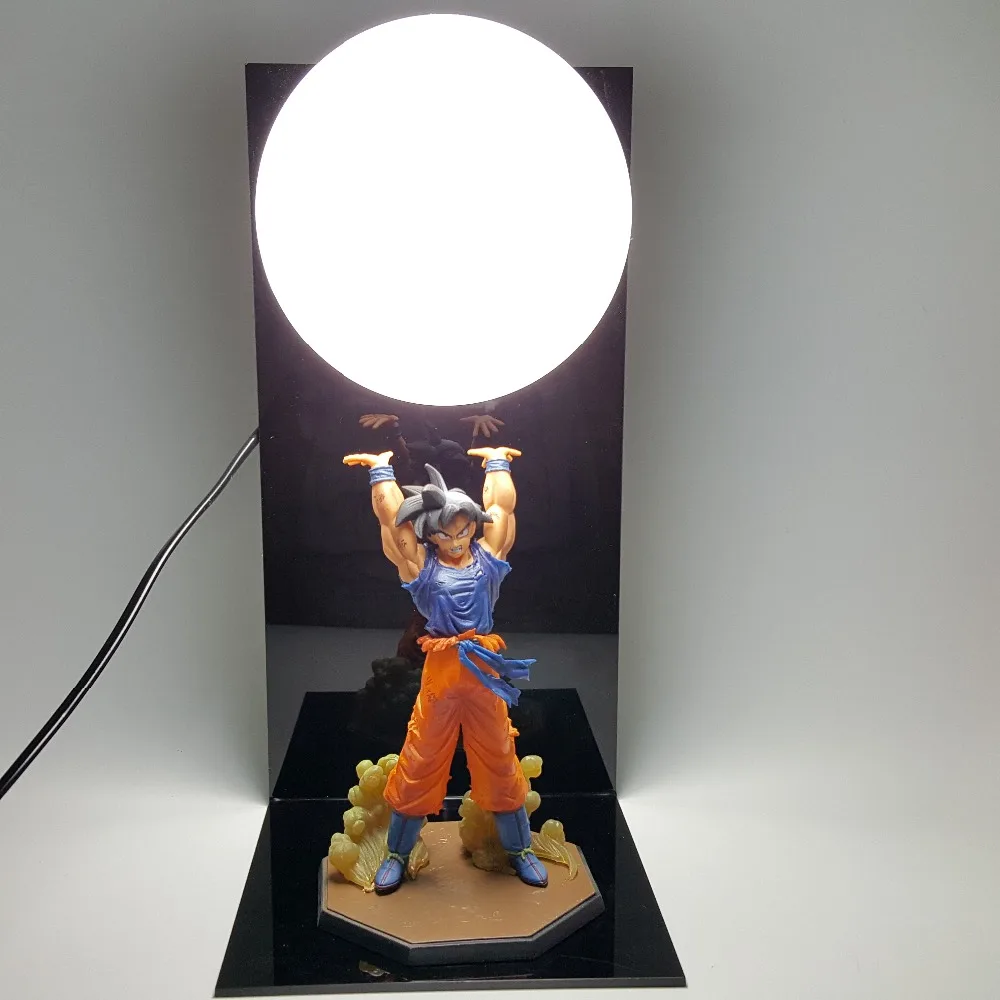 Dragon Ball Z Goku Spirit Bomb Светодиодная лампа Dragon Ball Super Son Goku ночные светильники Lampara Led Dragon Ball