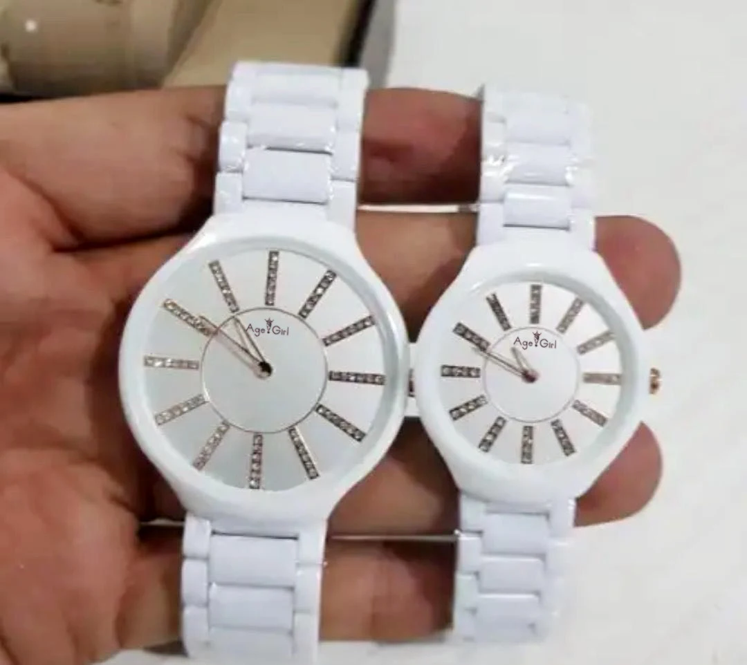 

NEW White Ceramic Top brand Fashion Casual Watches Business Man Womens watches quartz clock white Big Diamonds dial Ceramica