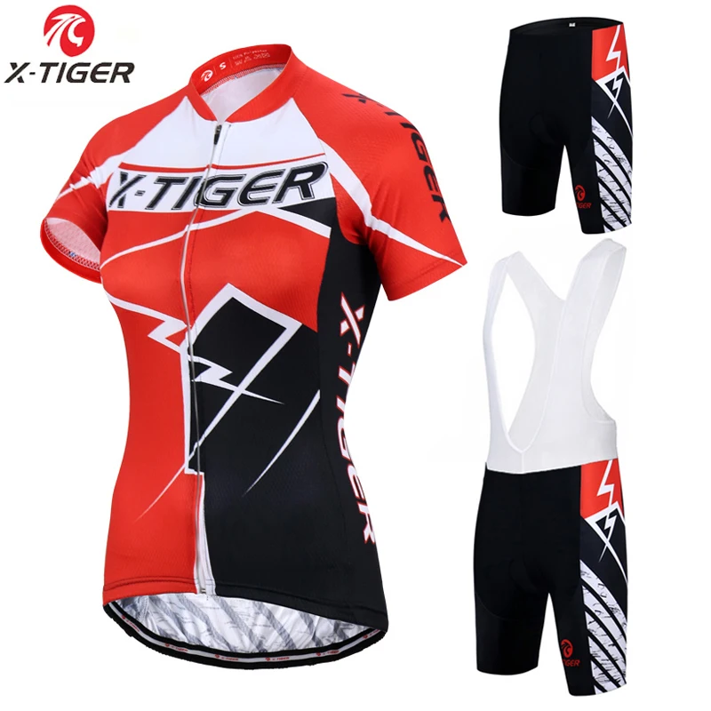 Женский комплект одежды X Tiger из 100% полиэстера для велоспорта|bicycle clothes|women cyclingmountain