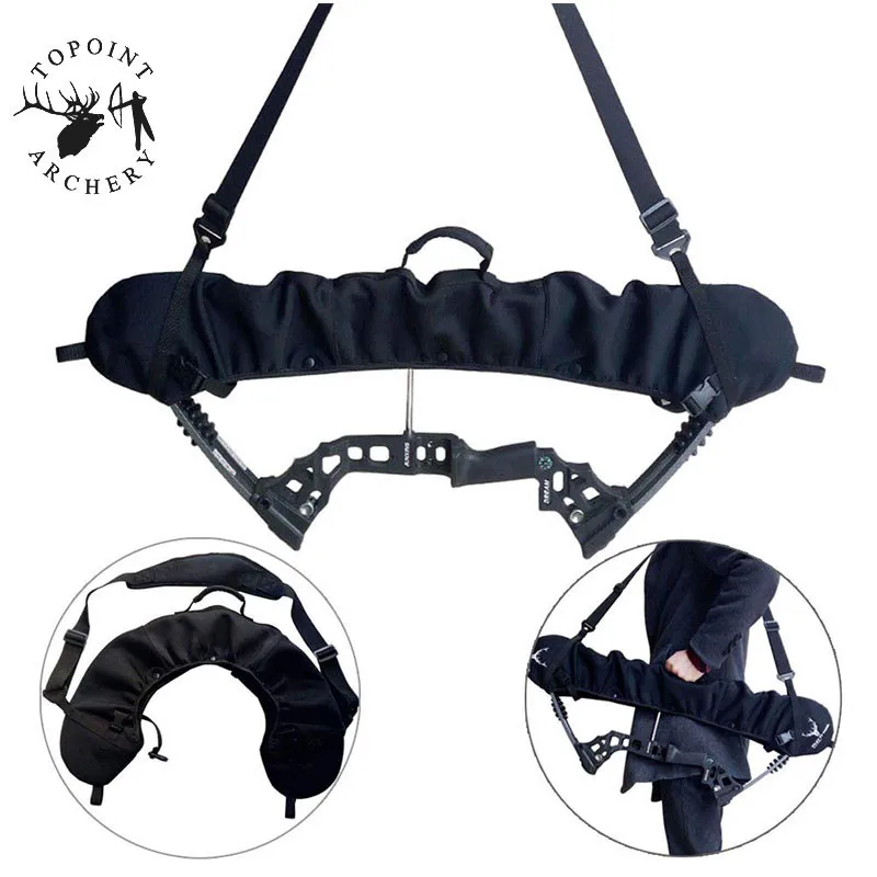 

Archery Bow Sling String Protector Compound Bow Cams Sling Case Carrying Shoulder Strap Holder Hunting Shooting Accessories