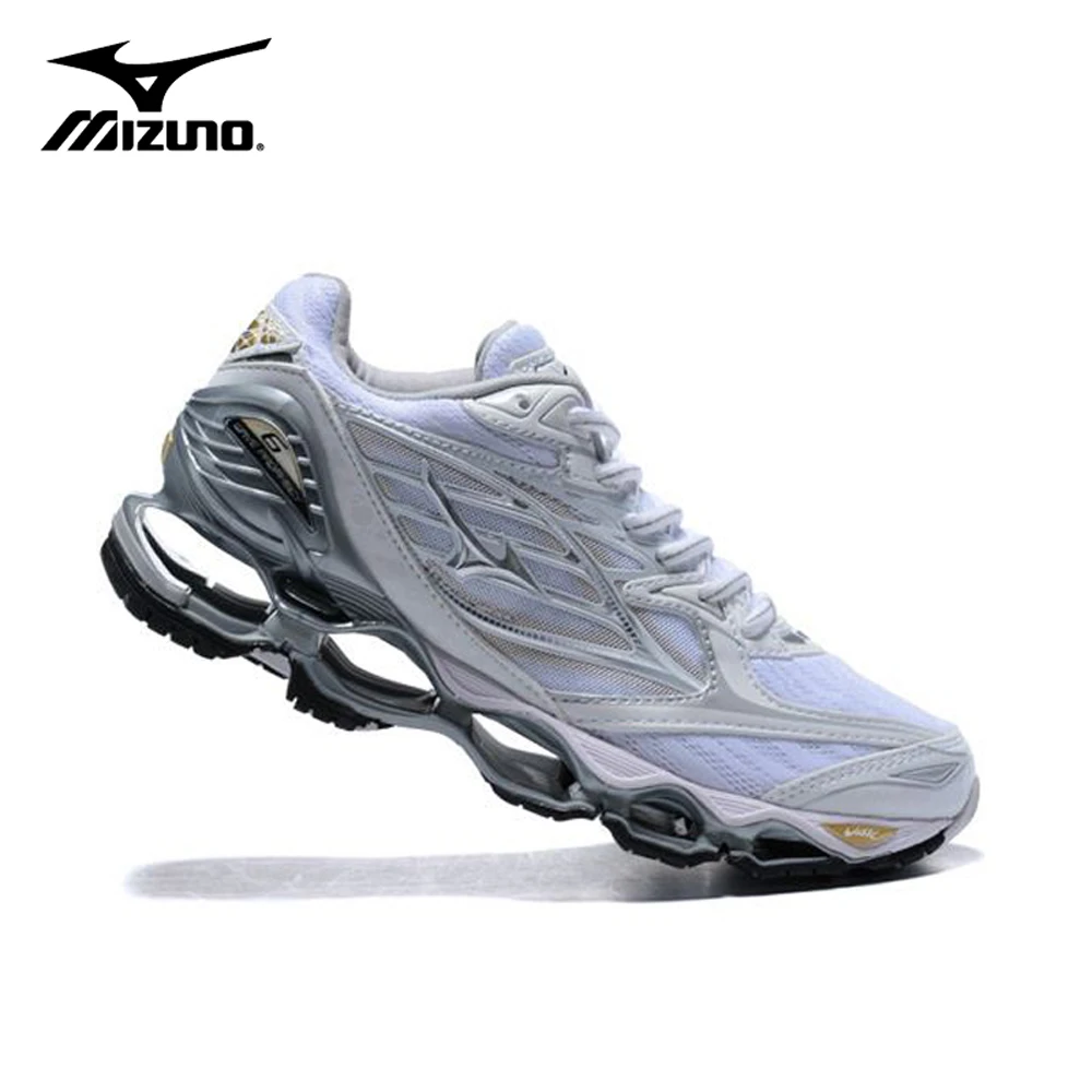 

Mizuno Wave Prophecy 6 sports Mens Running Shoes Breathable Air Cushioning Basketball Shoes White Weightlifting Shoes Size36-41