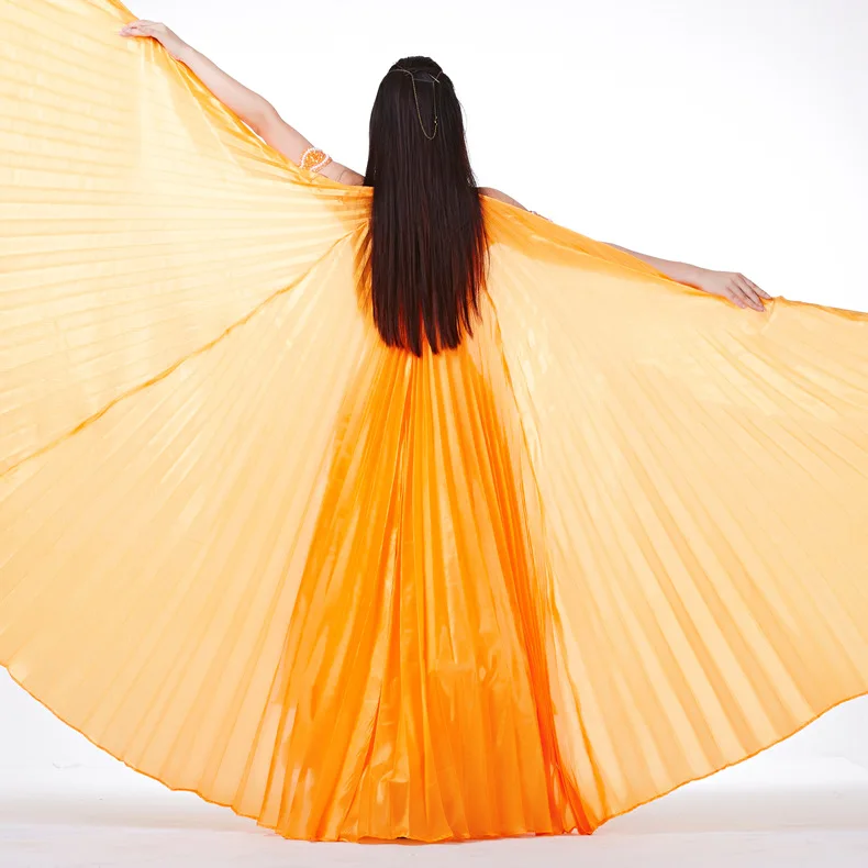 Крылья для танца живота Египетский Isis индийский танец женщин танец живота искусственный шелк крылья сцены реквизит без палочек