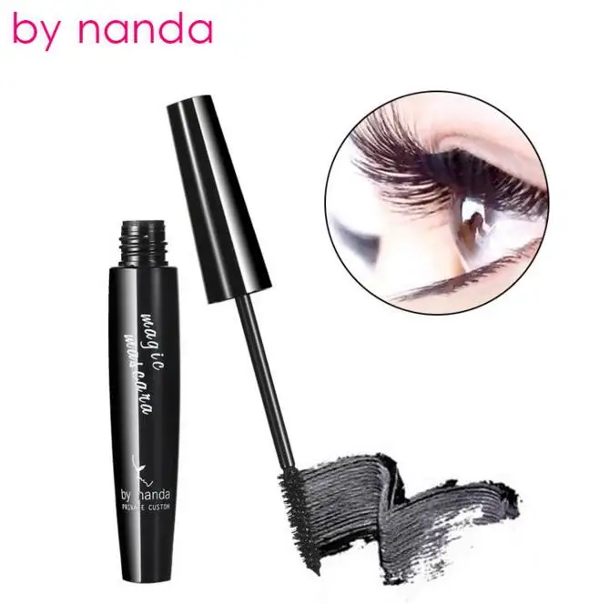 

by nanda Lengthening Thick Curl waterproof mascara easy to color black 10g