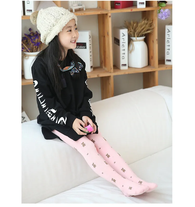 Girls Baby Tights Pantyhose Spring Autumn Cotton Bears Tight 13
