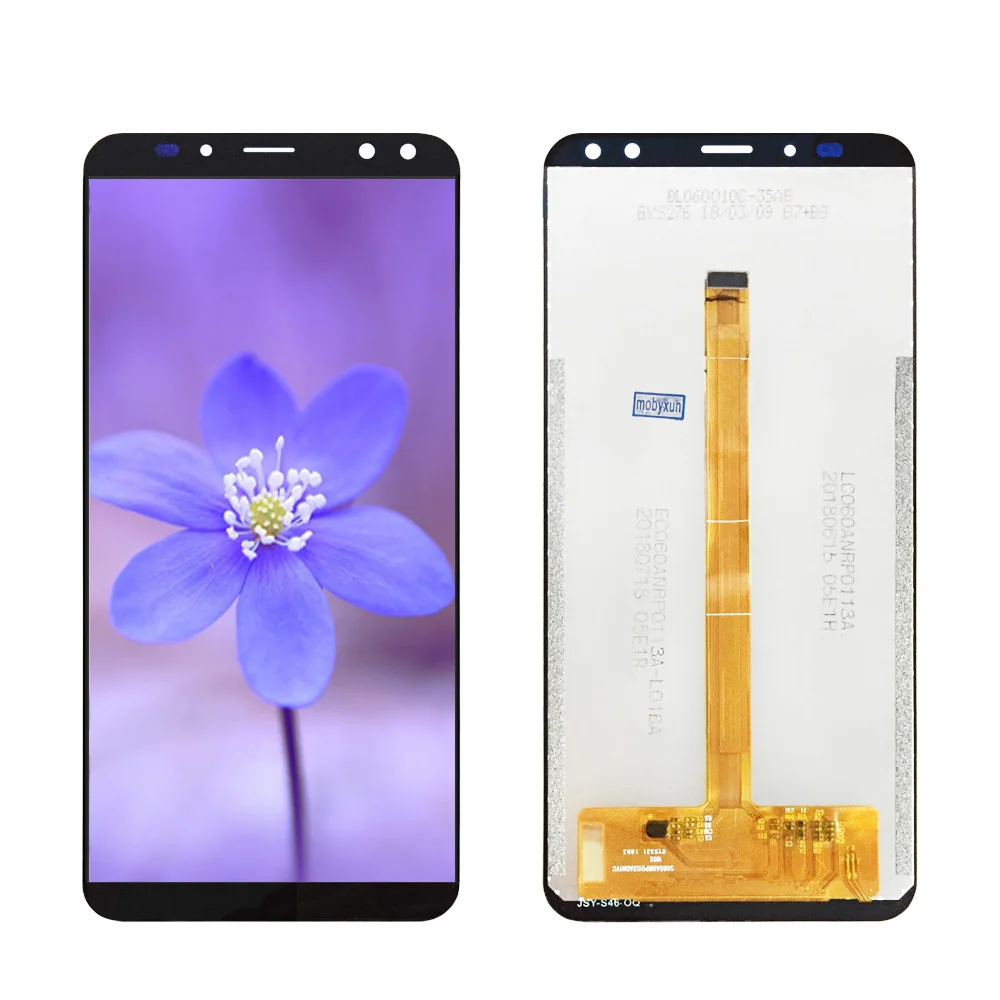 Черный для Oukitel K6 ЖК-дисплей+ сенсорный экран дигитайзер сборка запасные части, светодиодный стеклянная панель для K6