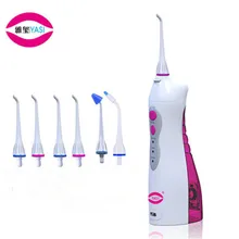 YASI бренд высокого Давление Ирригатор для полости рта Вода FLosser с 2 насадки и USB Зарядное устройство