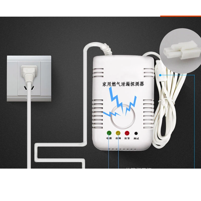 

Gas Detector Sensor 85dB Alarm High Sensitive Liquefied Natural Coal Gas detector Home Security Alarm System For