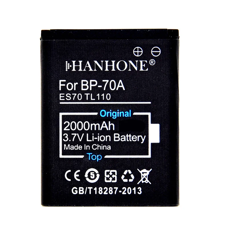 2000 мАч BP-70A EA-BP70A BP70A IABP70A батарея для SAMSUNG AQ100 DV150F ES65 ES67 ES70 ES71 ES73 ES74 ES75 ES80 MV800 |