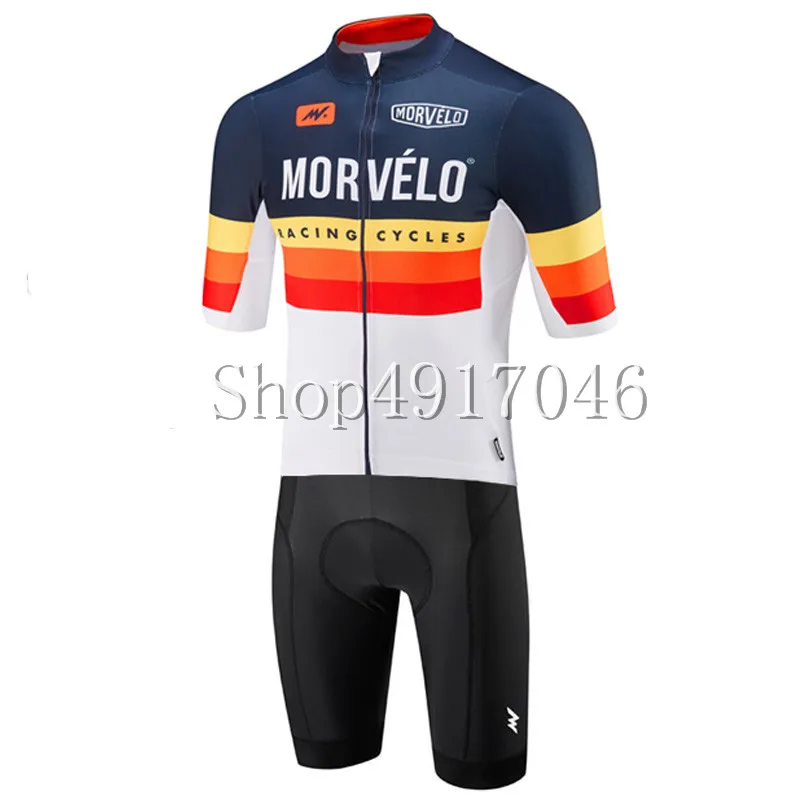 

Morvelo Men Triathlon Cycling Jersey Quick-dry Breathable Skinsuit MTB Bike Ropa De Ciclismo Maillot clothes suit