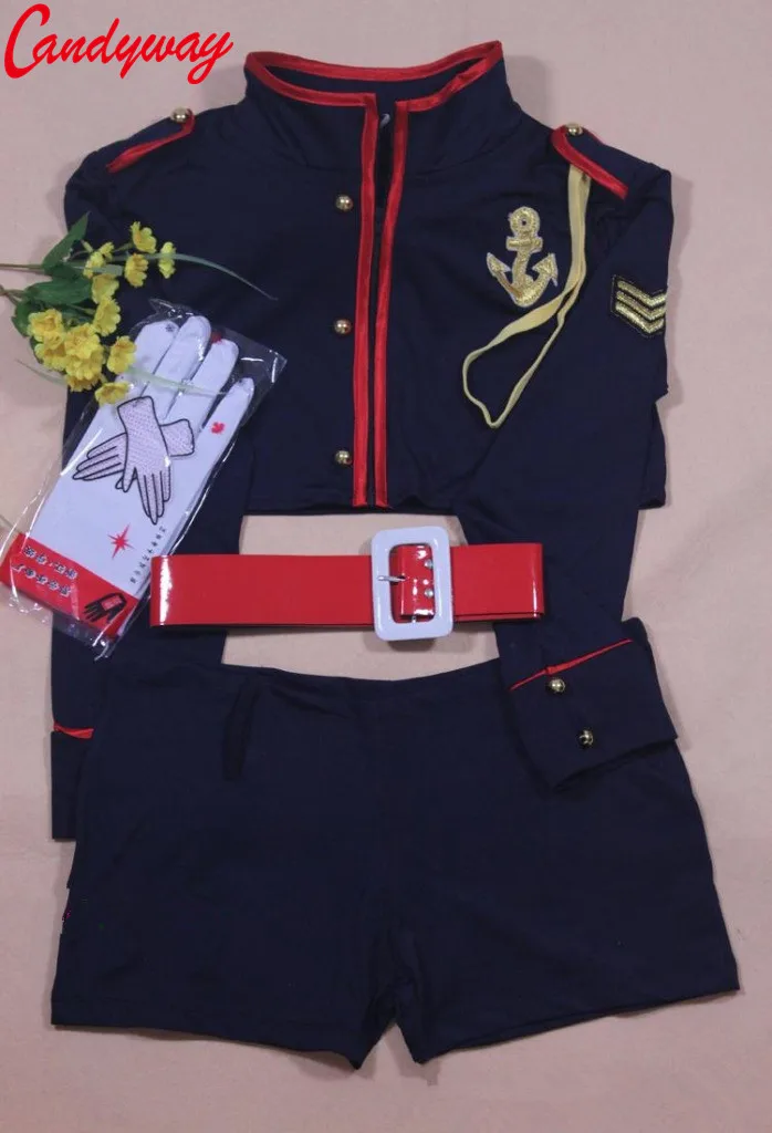 Sexy Sailor Suit Clothes Lolita Black Blue Hot Sexy Lady Uniform temptation sexy costumes porn Adult Sex Games erotic set Outfit