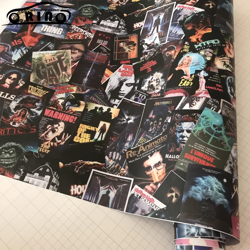 

ORINO HOT JDM Stickerbomb Vinyl Wrap Car Motorcycle Decal Mirror Phone Laptop DIY Styling Graffiti Bomb Sticker Film Sheet