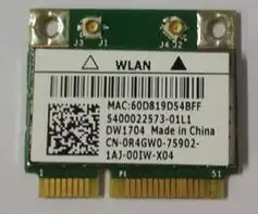 BroadCom BCM943142HM BCM43142 DW1704 300 Мбит/с Половина мини PCI-E Bluetooth 4,0 Wlan Беспроводная Wifi карта для Dell 17TR 15TR 17R 15R