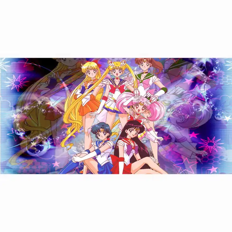 MZZhuBao Niedlicher Sailor Moon Soft Super Absorbent Schnelltrocknendes Handtuch//Badetuch//Strandtuch 30x70cm