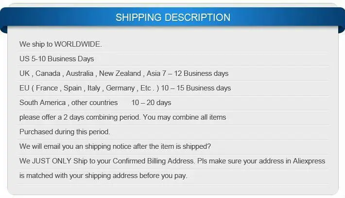 shipping