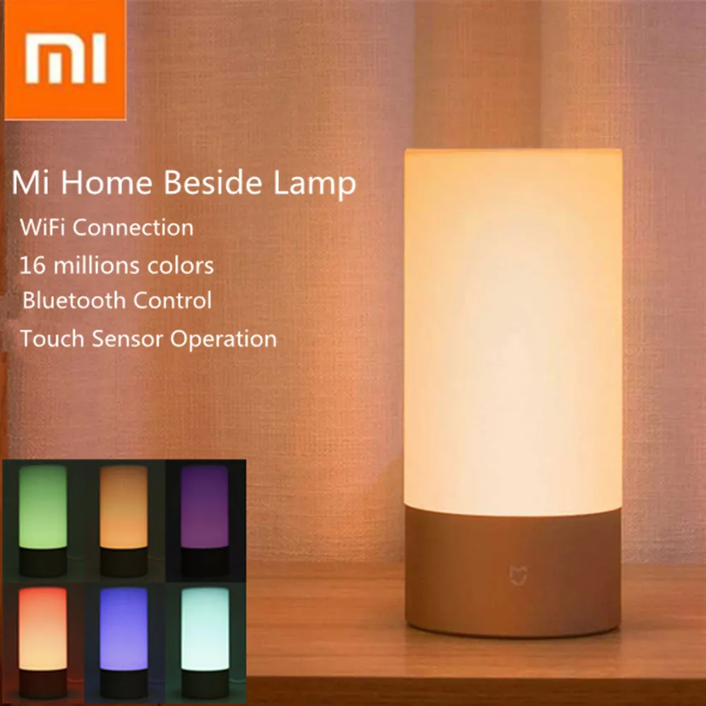 Xiaomi Mijia Bedside Lamp Night Light OSRAM LED RGBW Touch Bluetooth Smart Remote Control WiFi Connection ( Update Version ) Xiaomi Mijia Bedside Lamp Night Light OSRAM LED RGBW Touch Bluetooth Smart Remote Control WiFi Connection ( Update Version )