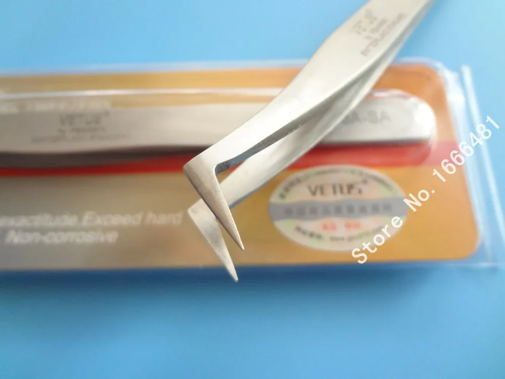 

10pcs/lot VETUS 6A-SA Especially for 3D 6D Volume Eyelash Extension Tweezers Eyelash Tweezers