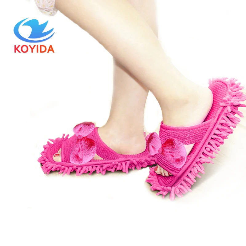 KOYIDA Home Microfiber Floor Cleaning Mop Dusting Cleaner Slippers