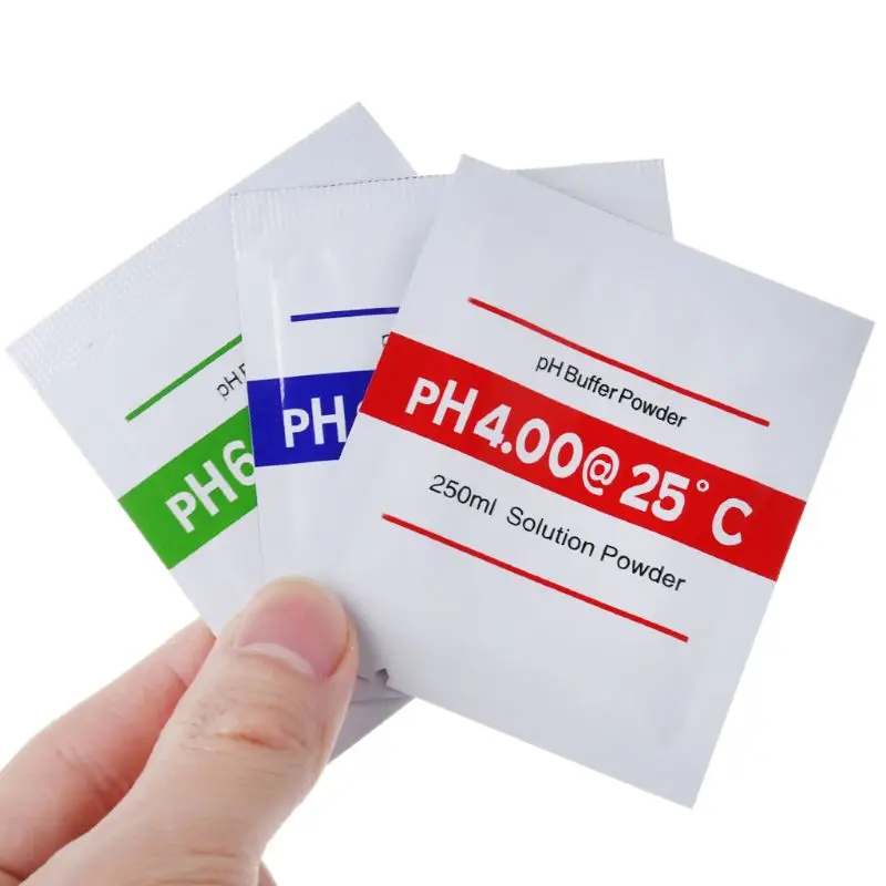 

3pcs/lot PH Buffer Powder For Test Meter Measure Calibration PH 4.00 6.68 9.18