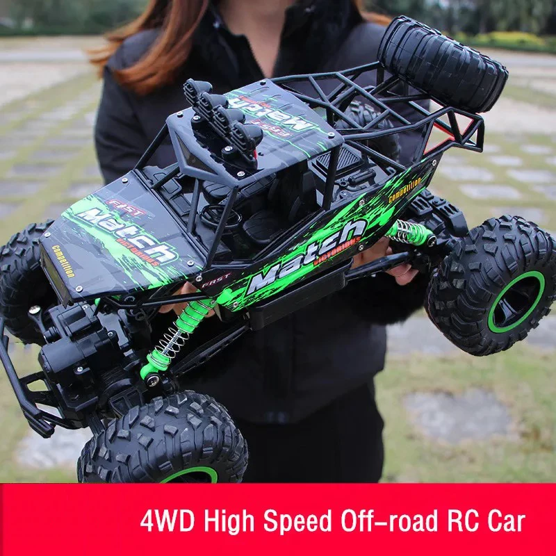 Oversized version of the alloy climbing mountain bigfoot four-wheel drive remote control toy model off-road vehicle climbing car