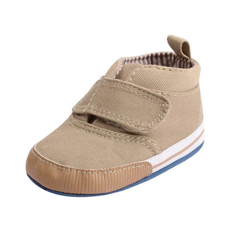 Newborn Baby Toddler Shoes Hook & Loop Solid Moccasin Baby Boy Soft 11