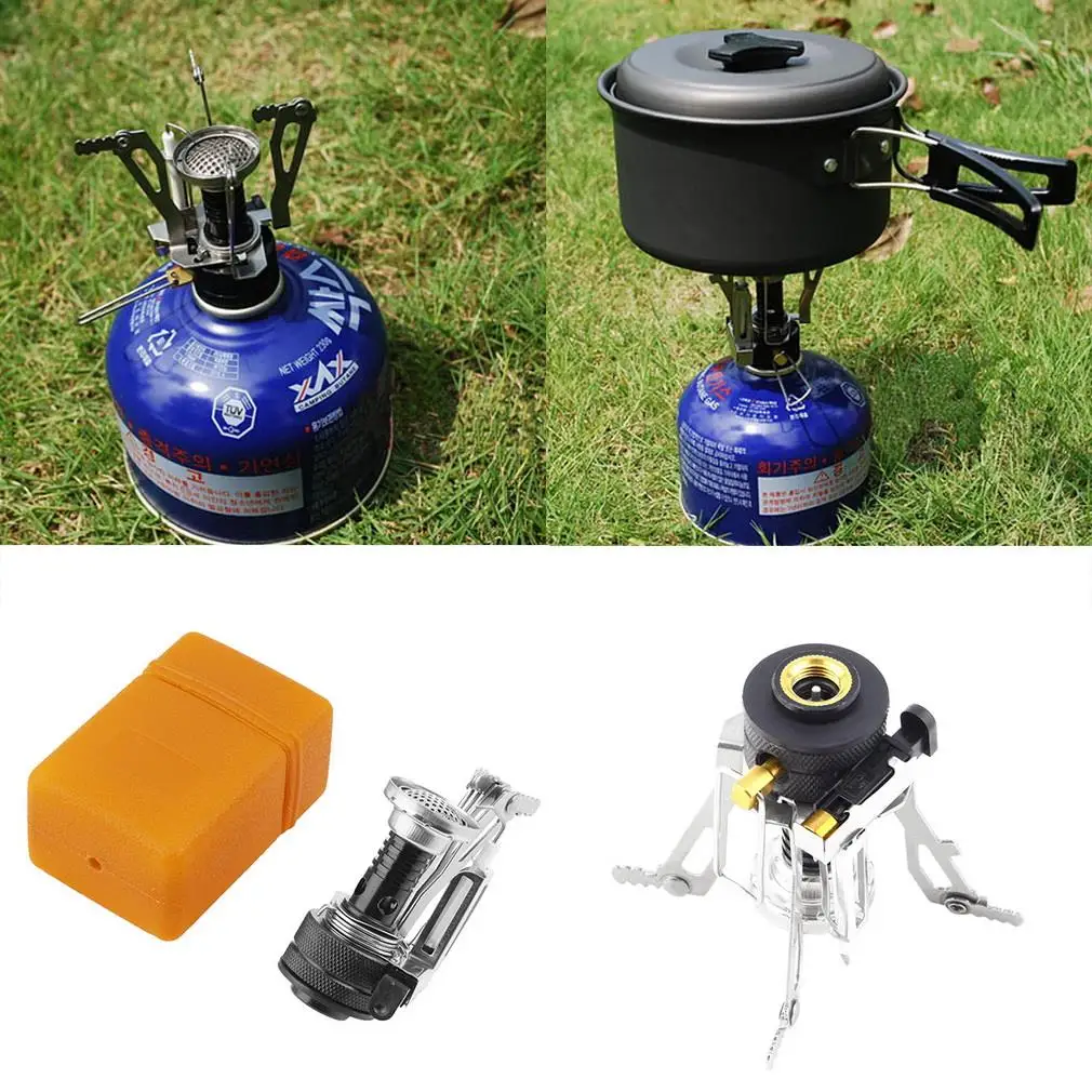 Folding Mini Camping Survival Cooking Furnace Stove Gas Outdoor Clearance Wholesale Folding Mini Camping Survival Cooking Furnace Stove Gas Outdoor Clearance Wholesale