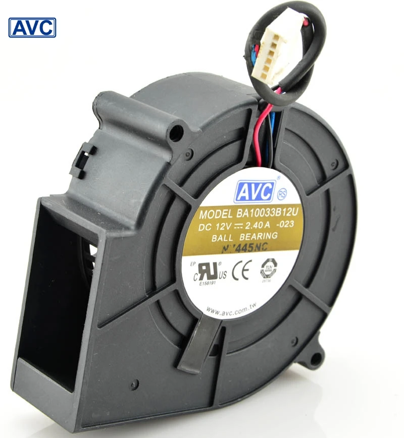 AVC orginal BA10033B12U 9CM 9733 97*94*33 DC 12V 2.4A centrifugal computer cpu cooling fans air blowers | Компьютеры и офис
