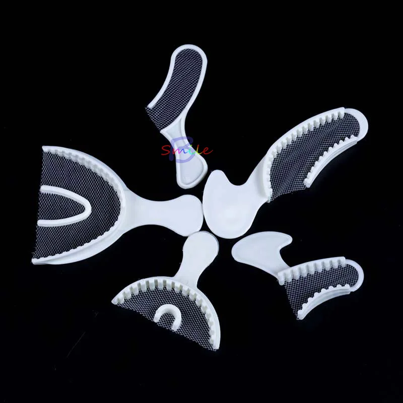 

Dental Disposable Impression Bite Registration Triple Tray Posterior 15pcs