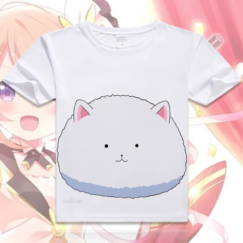 Является ли заказ кроликом? Футболка аниме Kafuu Chino Косплей Desu ka Gochuumon wa Usagi Desuka топы