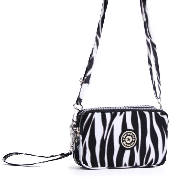 

Waterproof Girls Coin Purse Multifunctional Phone Pouch Case Zipper Casual Shoulder Bag case iphone 8 plus super phone case
