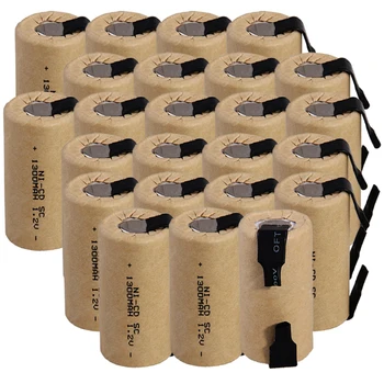 

Lowest price 24 piece SC battery 1.2v batteries rechargeable 1300mAh nicd battery for power tools akkumulator