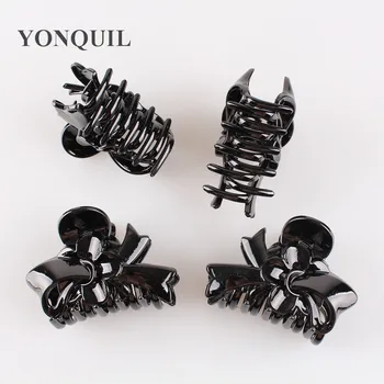 

Bow Hair Accessories 80MM Claws Clip Girls Long Thick Hair Holder for Women Black Headwear DIY gifts headpieces 24PCS/LOT SYHC31