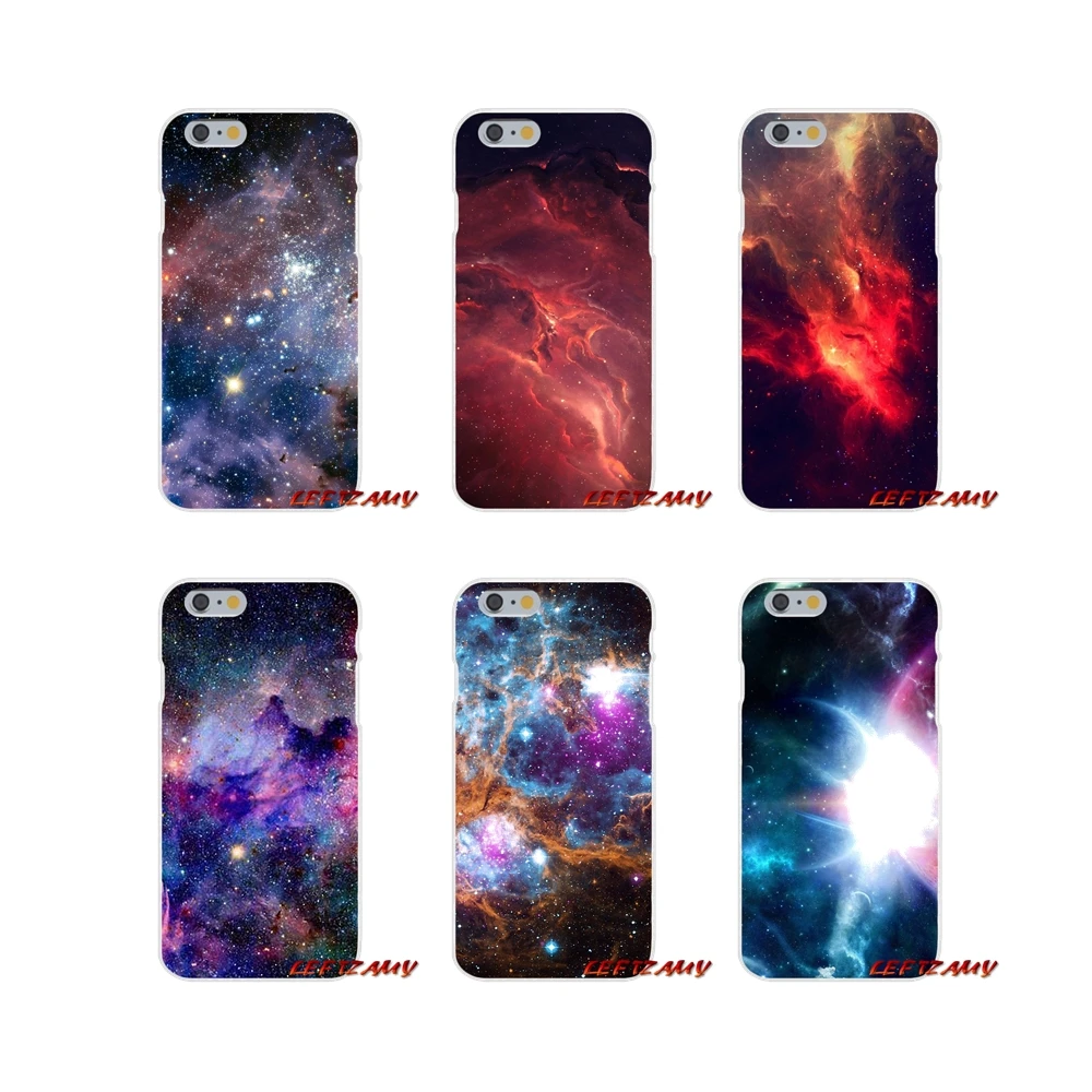 

For iPhone X XR XS MAX 4 4S 5 5S 5C SE 6 6S 7 8 Plus Nebula Universe Fantasy Space Stars Accessories Phone Cases Covers