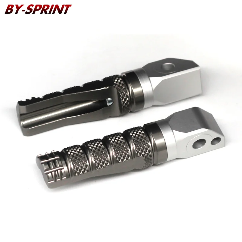 Titanium Новые ЧПУ Задние подножки мотоцикл пассажирская Подножка педаль для Honda CBR600RR/ABS CBR 600/F4/F4i CB900/CB600 HORNET CB1000R/ABS - Цвет: Titanium