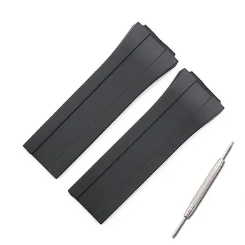 

Watch accessories rubber strap men outdoor sports waterproof tape for porsche design P6780 men watch band