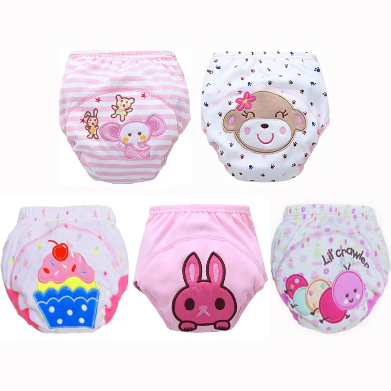 5 pc lote bebê fraldas crianças roupa