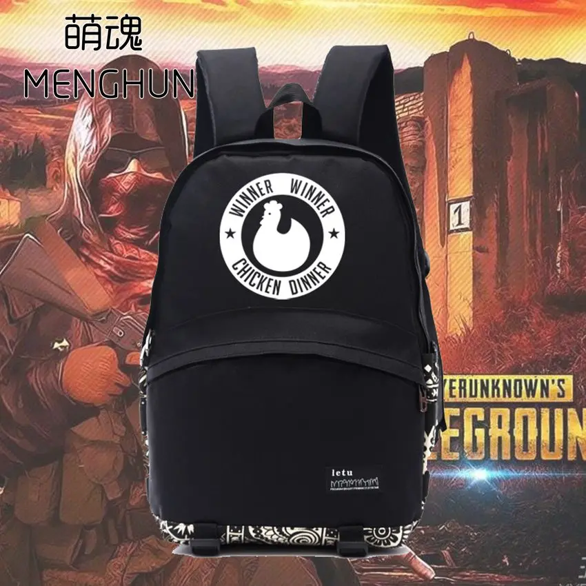 New game concept backpack Player unknown's battlegrounds WINNER WINNER