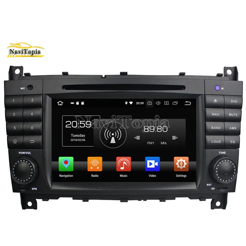 NAVITOPIA 7Inch 4G 64G Octa Core Android 9 0 Car Radio Stereo For Benz 