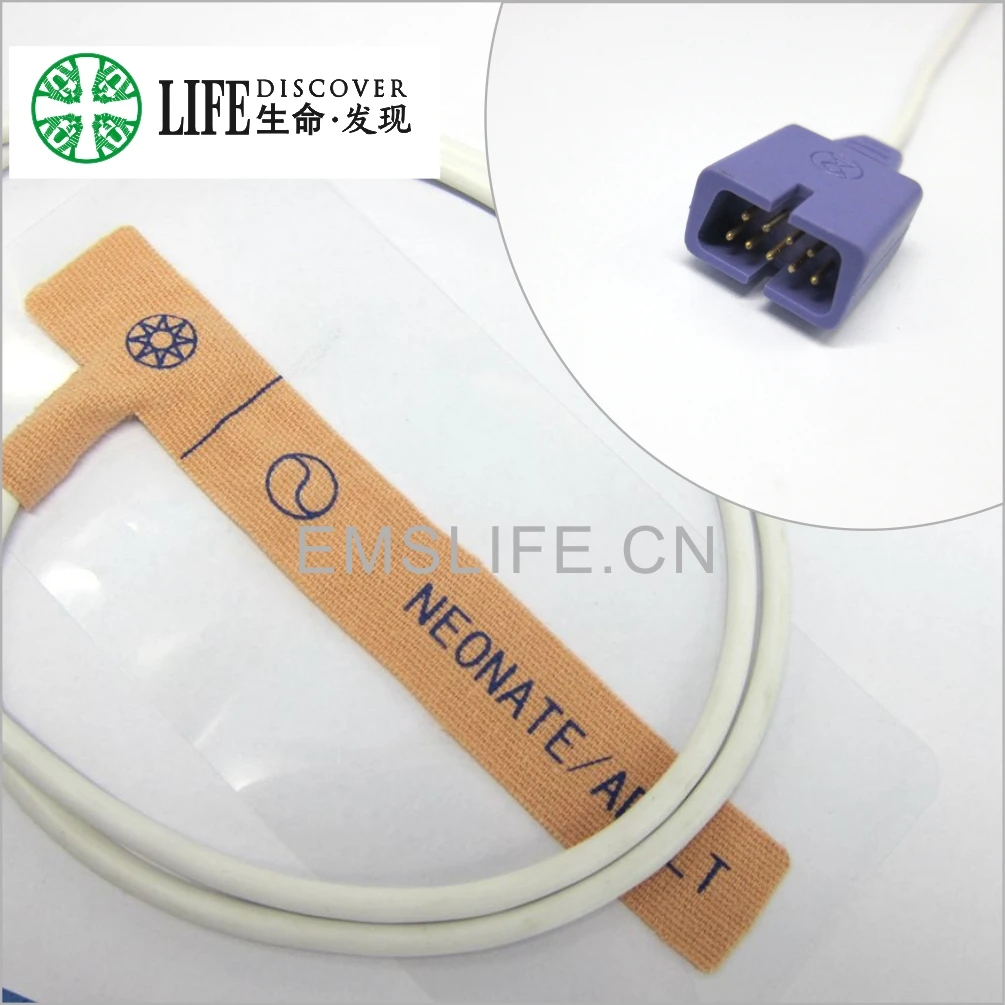 

nellcor oximax bandage adhesive disposable spo2 sensor for neonate,adult size