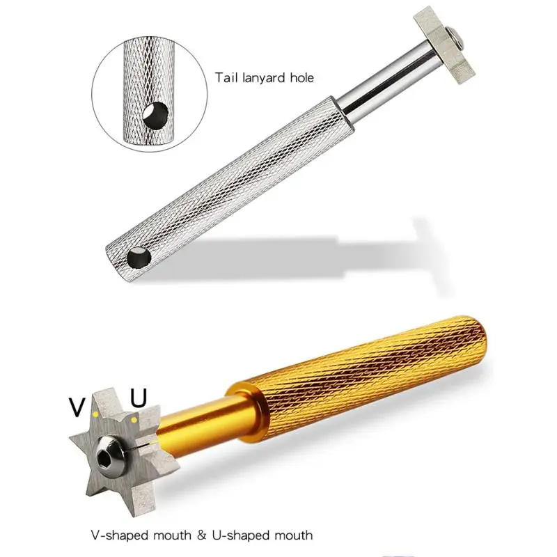 Гольф-заточка для клюшки с 6 головками повторно канавок инструмент Для Гольфа Очиститель для клиньев утюги