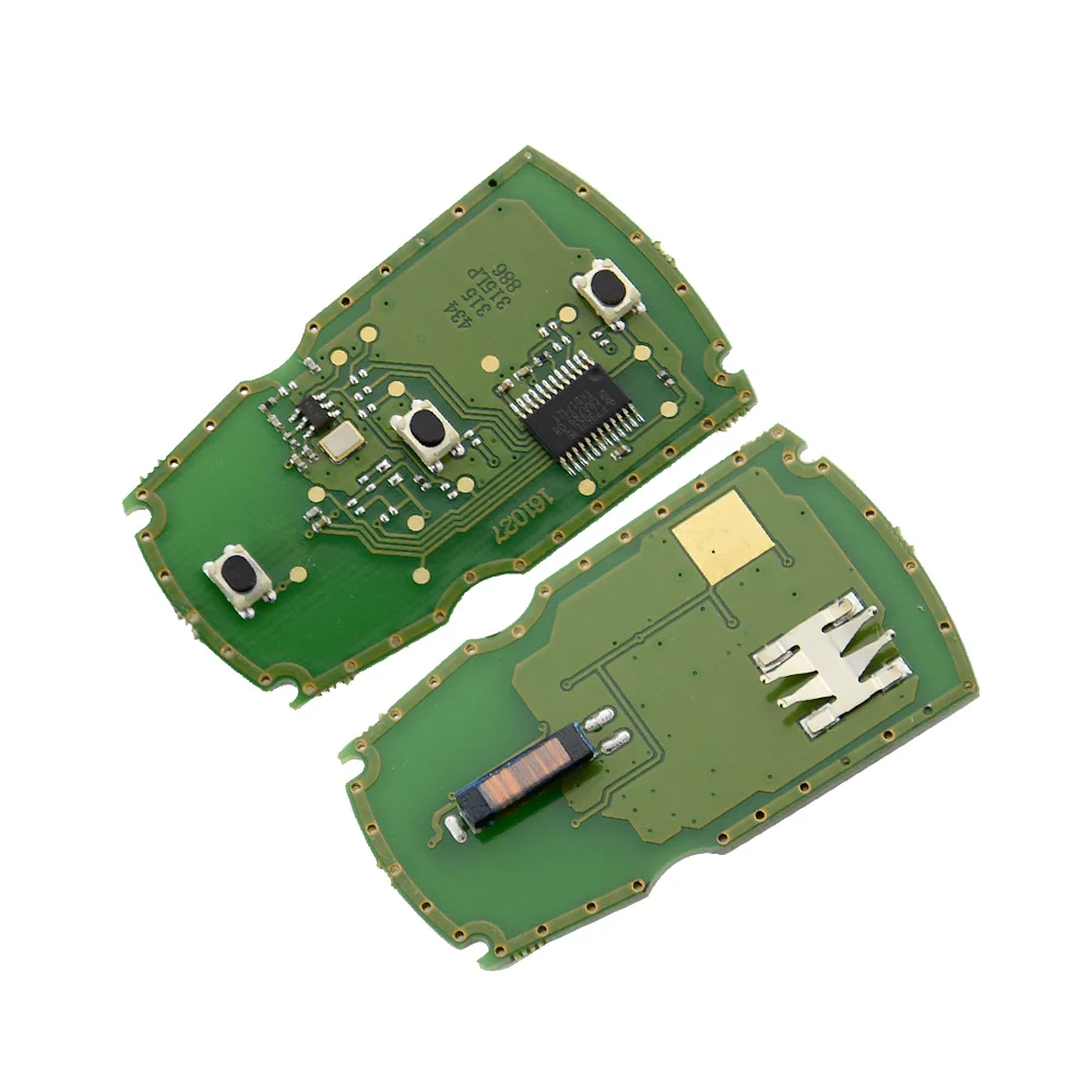 OkeyTech 3 кнопки 315 МГц 433 868 для BMW 5 серии X1 X6 Z4 CAS3 ID46 PCF7945 чип Автомобильный пульт