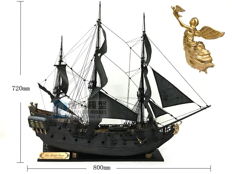 

Black Pearl ship wooden boat model kits scale 1/50