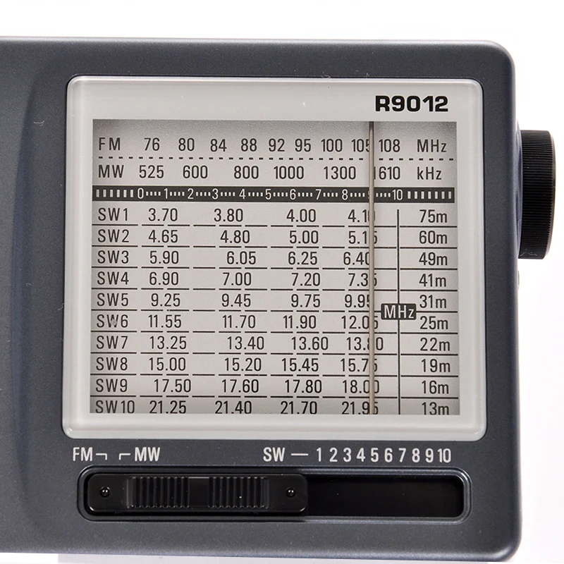 TECSUN R-9012 R9012 12 Диапазонный FM/AM/SW радио многополосный радиоприемник портативный лучший Y4122H цифровой приемник