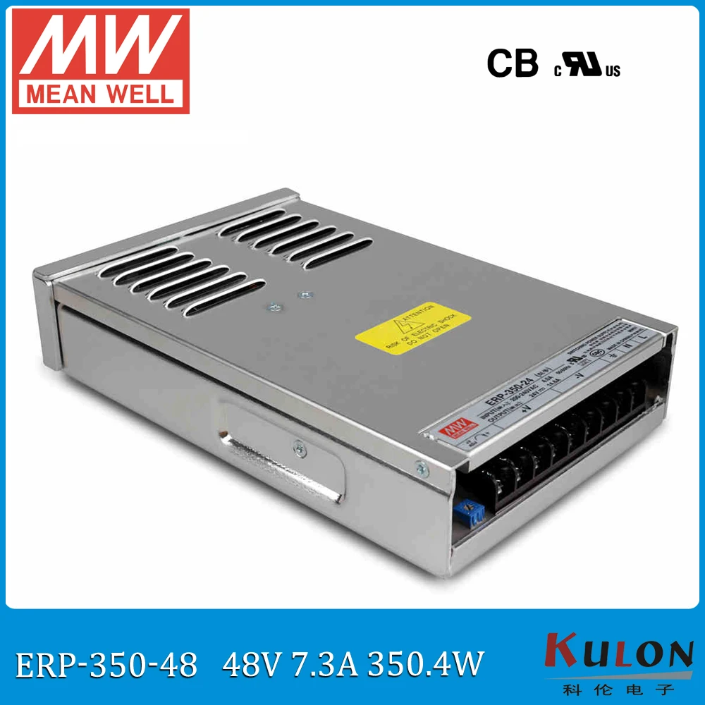 

Original Meanwell ERP-350-48 input 220VAC to 48VDC transformer 350W 7.3A 48V rainproof power supply for LED signage display