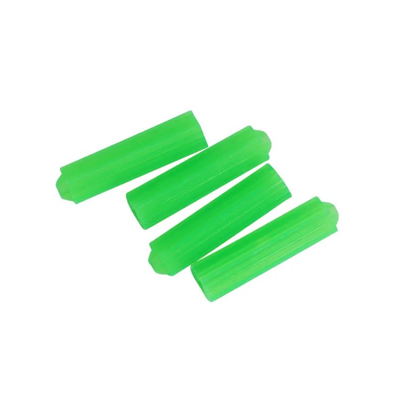 LUCHANG 500 шт Пластиковые расширительные трубы зеленый M6 M8 дюбель резиновая якорная заглушка саморез Расширительная трубка