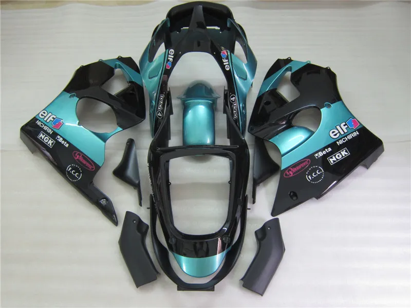 Custom painted injection Fairings kit for Kawasaki ZX6R 2000 2001 2002 ZX 6R 00 01 02 light blue motorcycle fairing bodywork | Автомобили