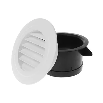 

1 Pc Air Vent Extract Valve Grille Round Diffuser Ducting Ventilation Cover 100mm