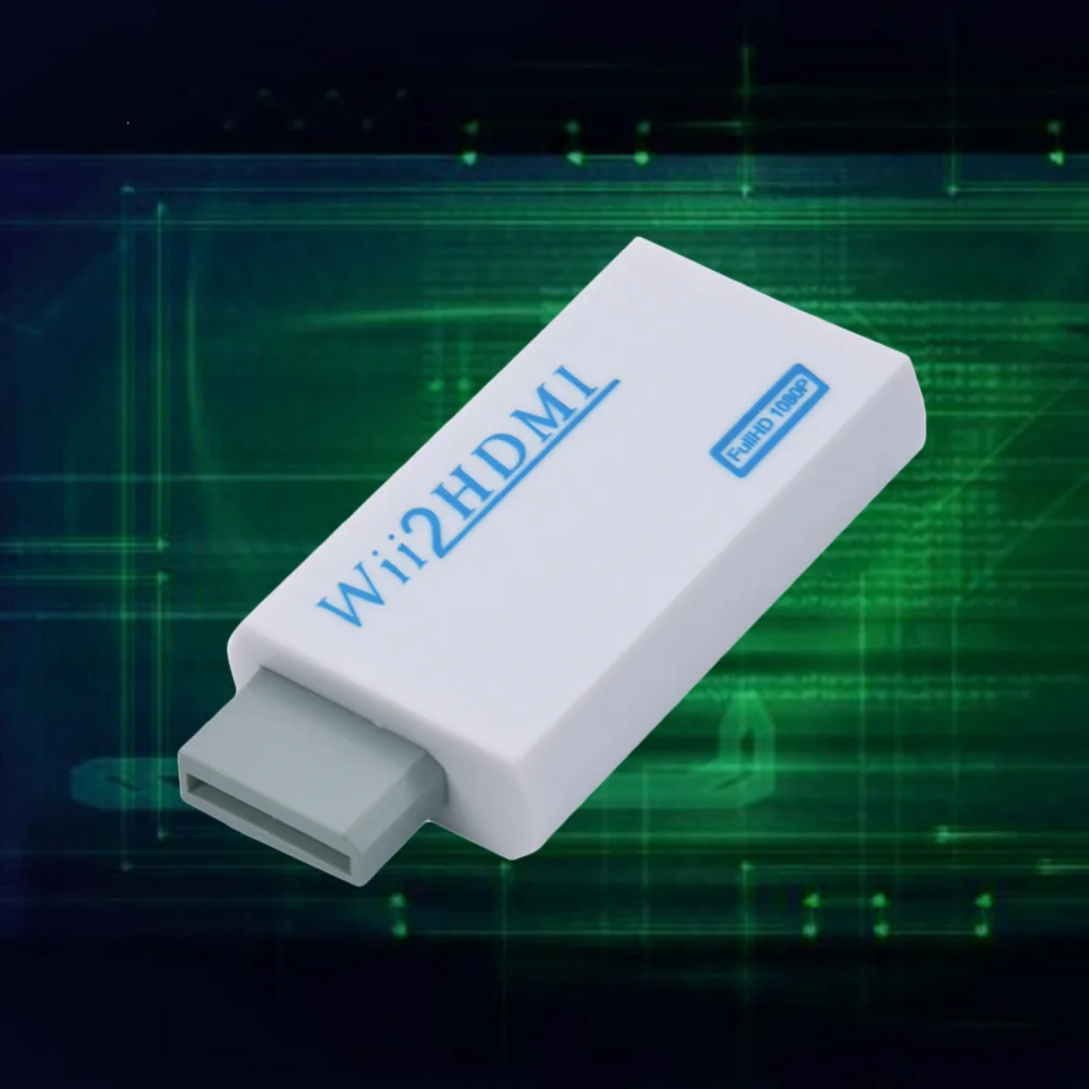 

2017 Support 720P 1080P For Wii to HDMI 1080P Converter Wii2HDMI Adapter 3.5mm Audio Video Output Full HD 1080P Output Upscaling
